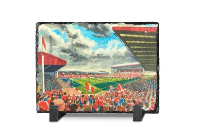 Pittodrie Stadium Art Slate Presentation  - Aberdeen FC
